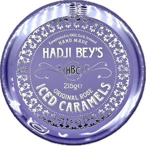 Hadji Bey's Rose Iced Caramels 215g