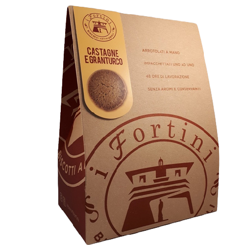 I Fortini Chestnut and Corns Shortbread Biscuits 200g