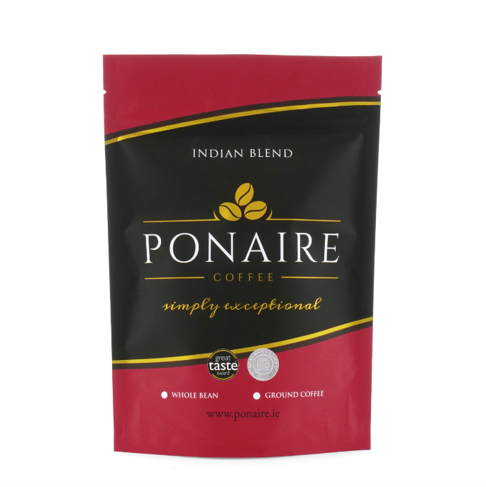 Ponaire Coffee Indian Blend Ground Bean 250g
