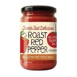 Janet&#39;s Just Delicious Roast Red Pepper &amp; Rosemary Pasta Sauce 350g