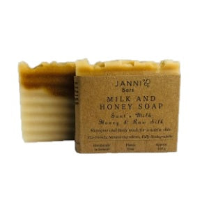 Janni Bars Milk and Honey Soap 100g