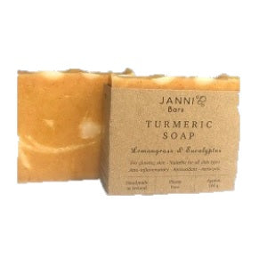 Janni Bars Turmeric Soap with Lemon Grass &amp; Eucalyptus 100g