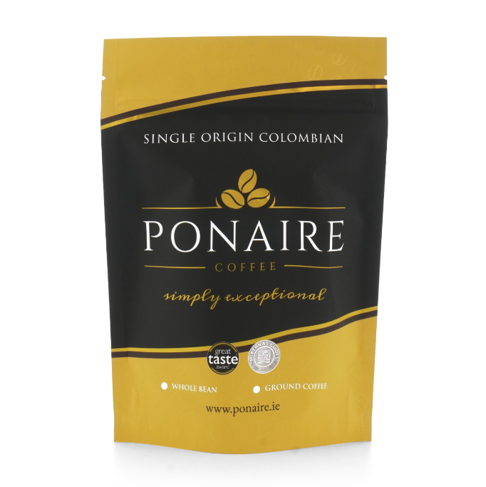 Ponaire Coffee Single Origin Colombian Whole Bean 250g