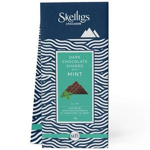Skelligs Chocolate Dark Chocolate Shards with Mint 150g