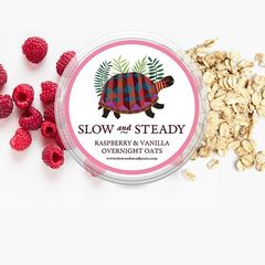 Slow &amp; Steady Raspberry and Vanilla Overnight Oats 250g