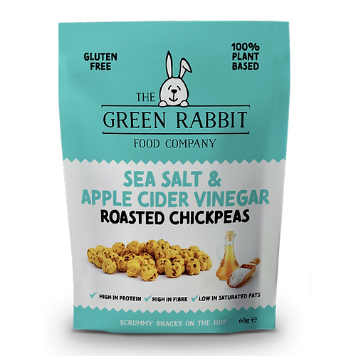 The Green Rabbit Sea Salt &amp; Apple Cider Vinegar Chickpeas 60g