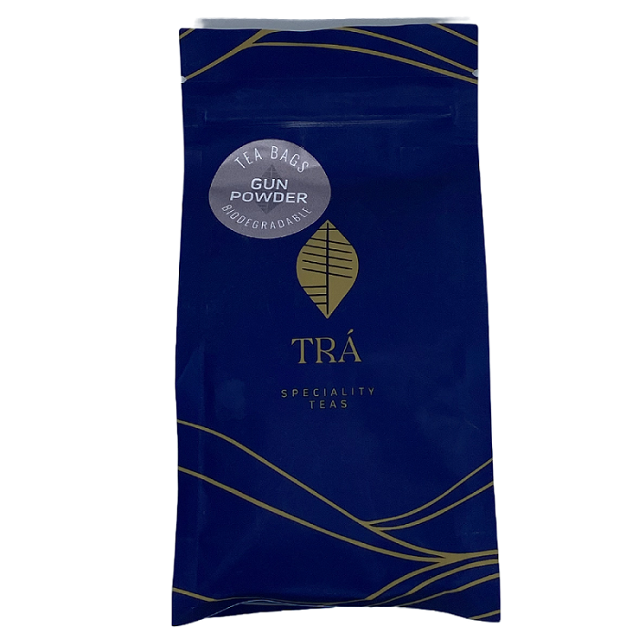 Trá Speciality Teas Gun Powder Green Tea Bags