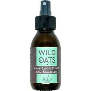 Wild Oats Serenity Body & Bath Oil Citrus & Sandalwood 100ml