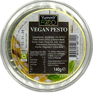 Yummy Food Vegan Pesto 140g