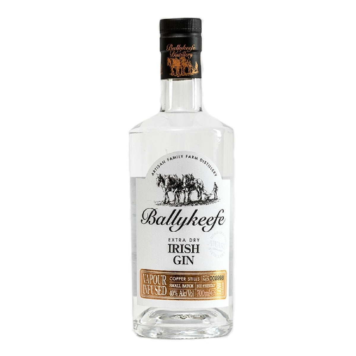 Ballykeefe Distillery Extra Dry Irish Gin 700ml