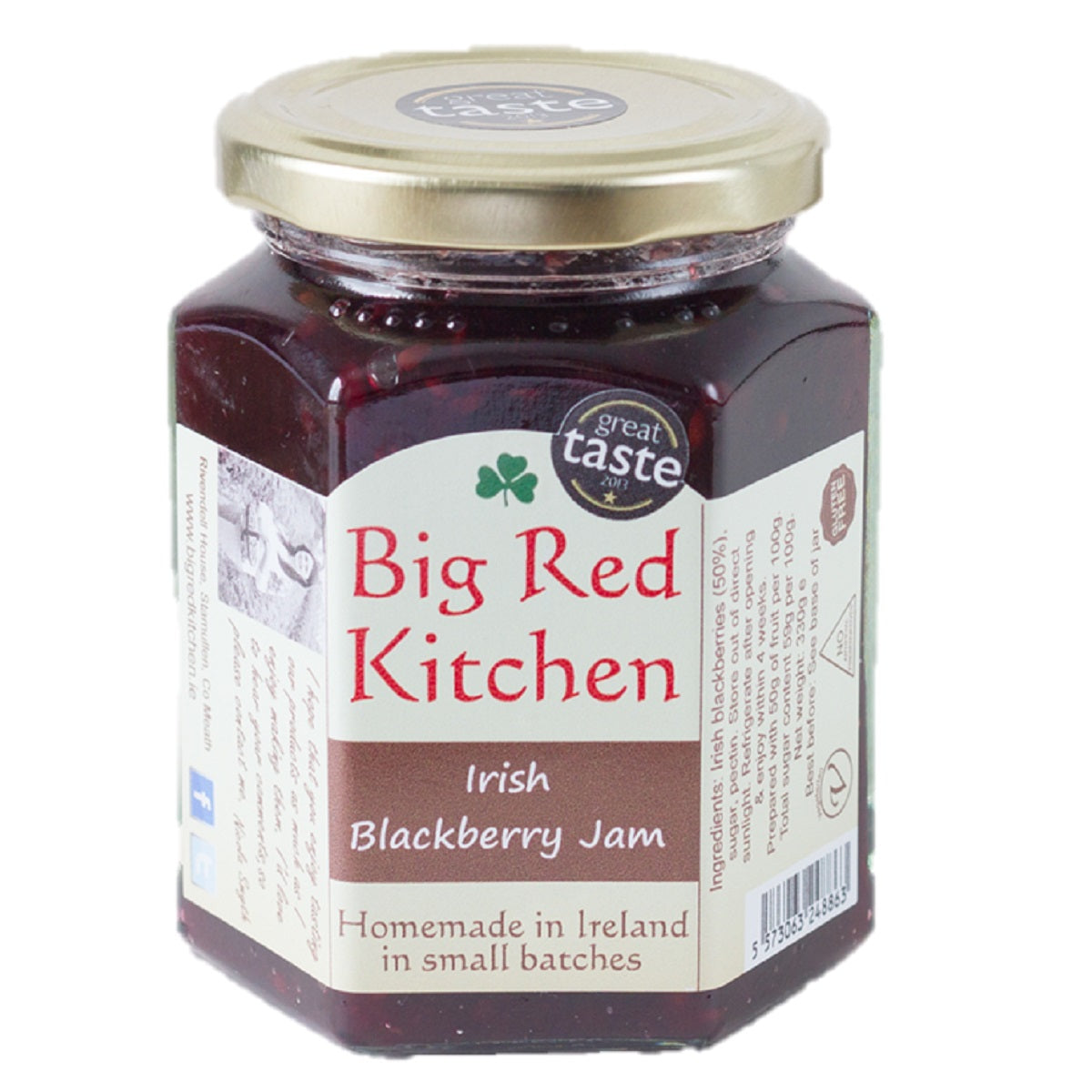 Big Red Kitchen Irish Blackberry Jam 130g