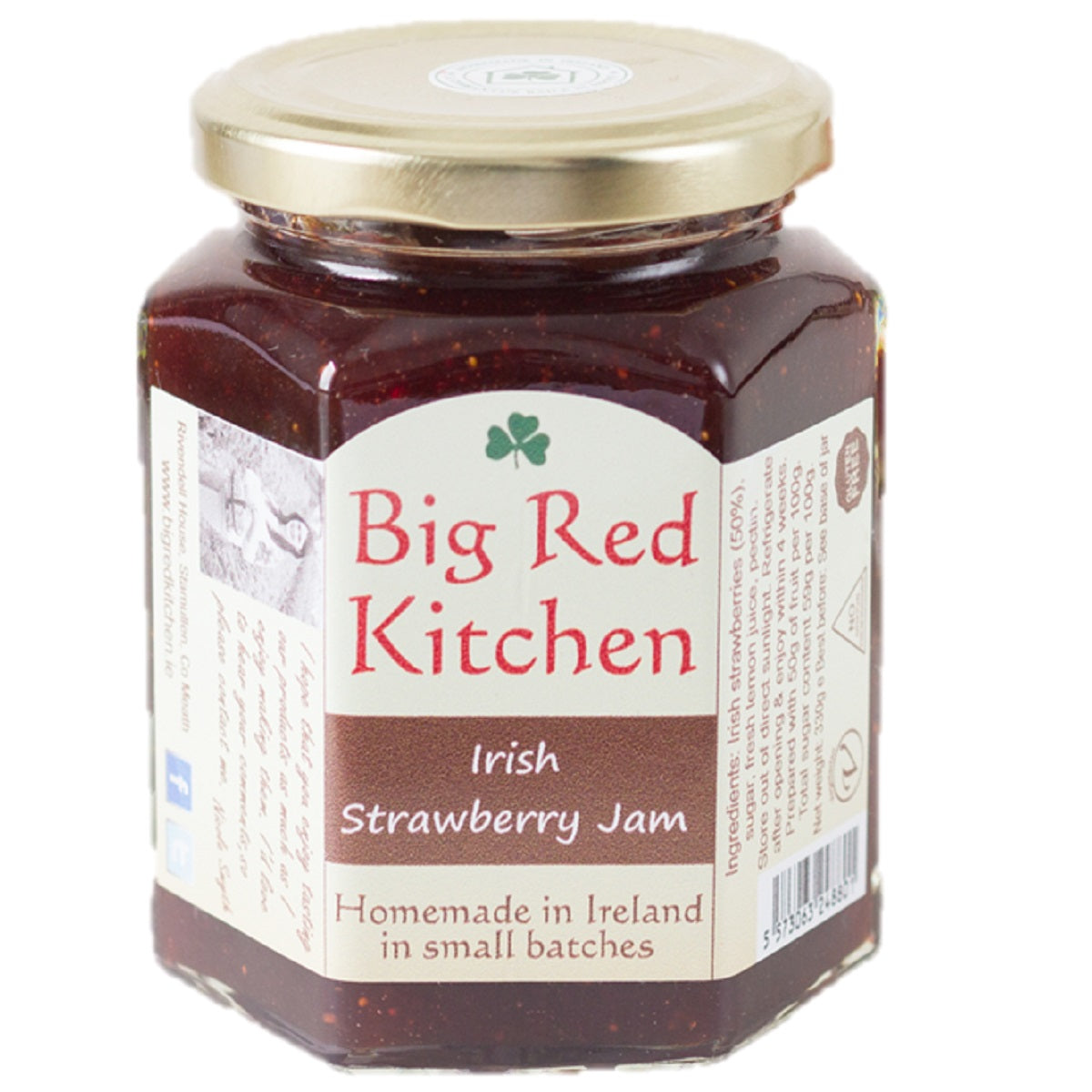 Big Red Kitchen Irish Strawberry Jam 130g
