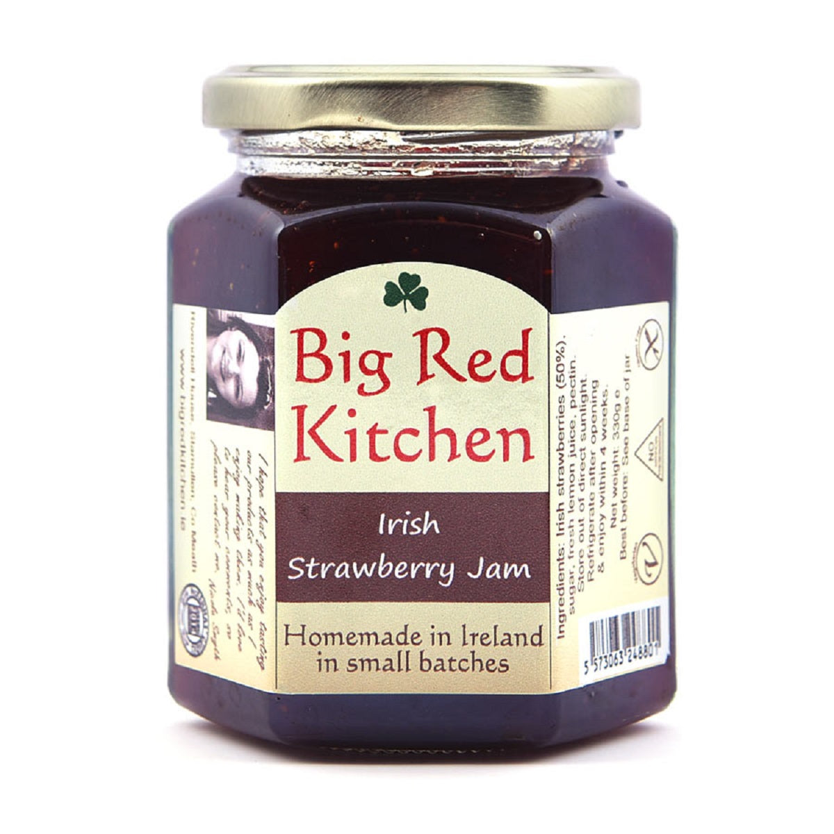 Big Red Kitchen Irish Strawberry Jam 330g