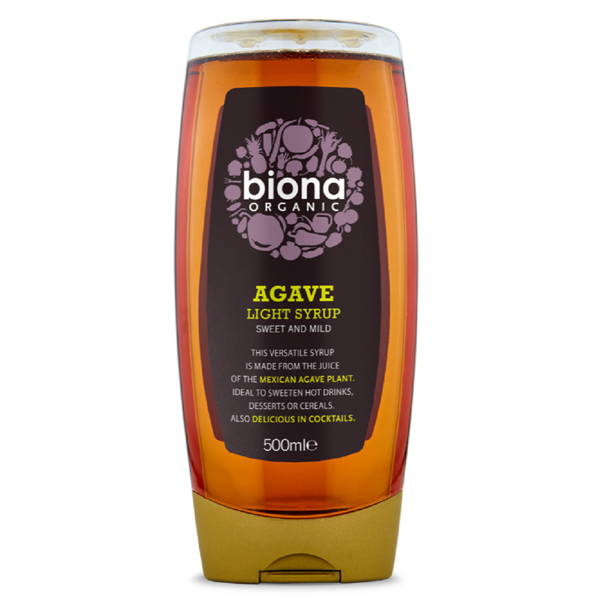Biona Organic Agave Light Syrup Squeezy 250ml