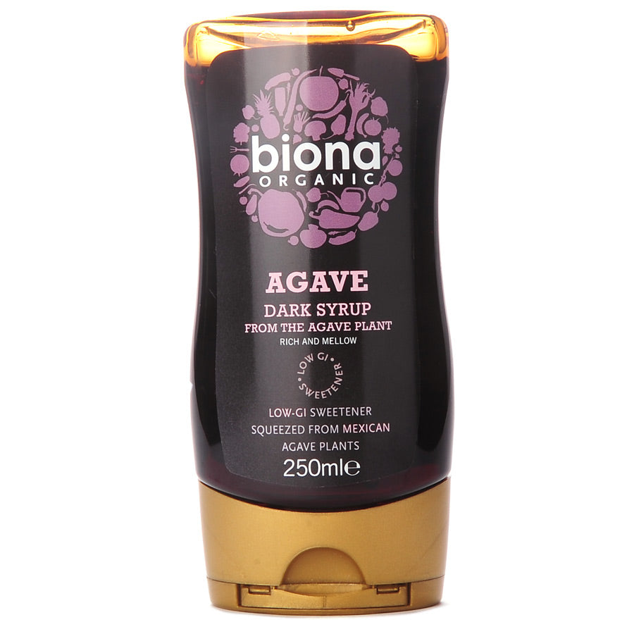 Biona Organic Agave Dark Syrup Squeezy 250ml