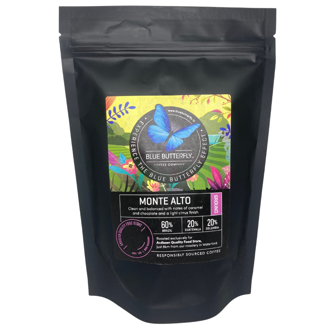 Blue Butterfly Monte Alto Ground Coffee 250g