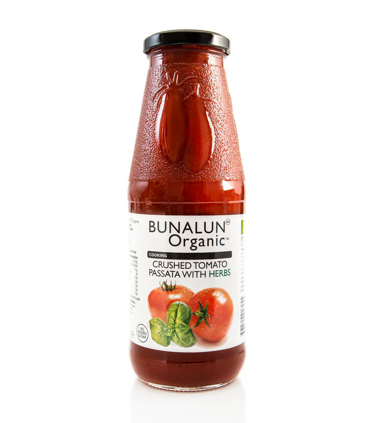 Bunalun Organic Crushed Tomato Passata With Herbs 680g
