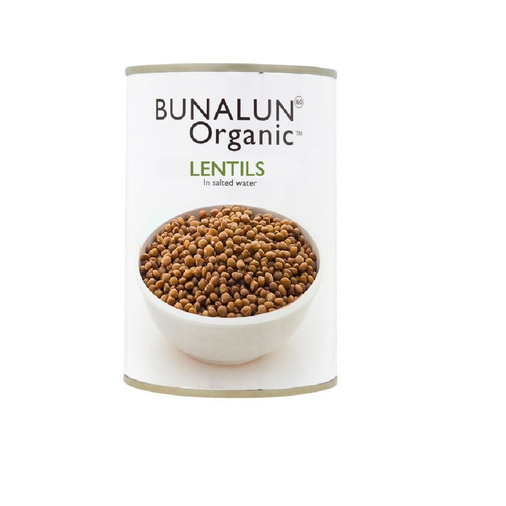 Bunalun Organic Lentils in salted water 400g