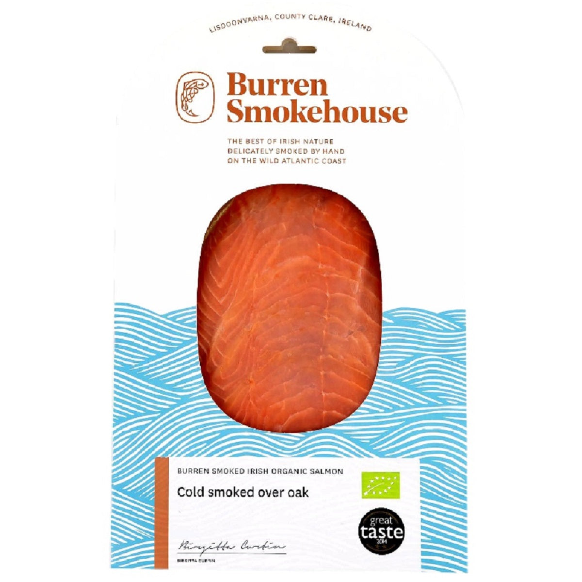 Burren Smokehouse Smoked Irish Organic Salmon 90g