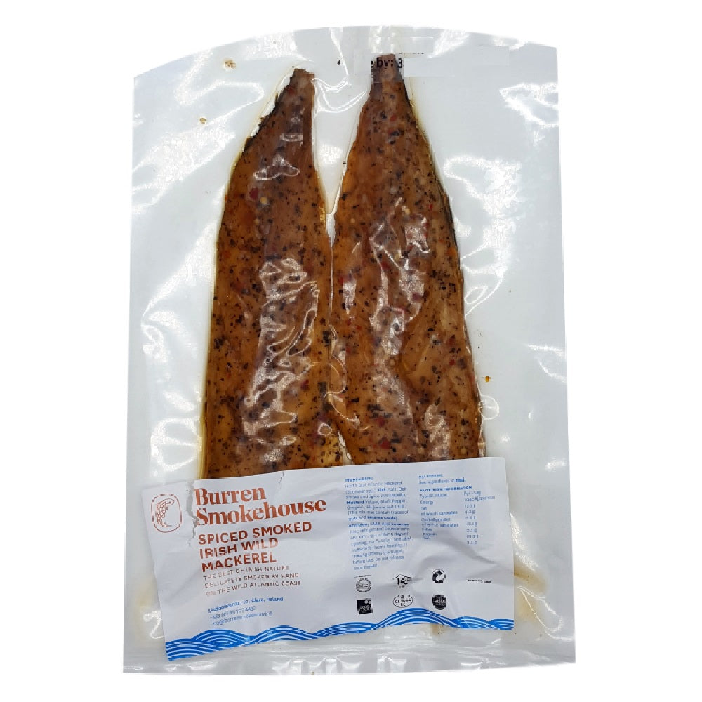 Burren Smokehouse Spiced Smoked Irish Wild Mackerel 150g