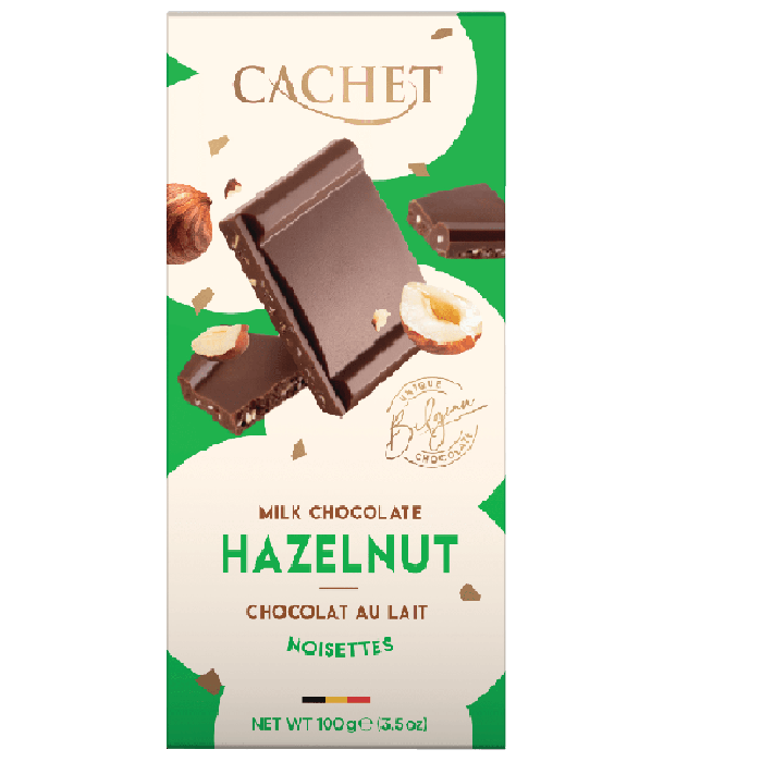 Cachet Chocolate Milk Chocolate Hazelnut 100g