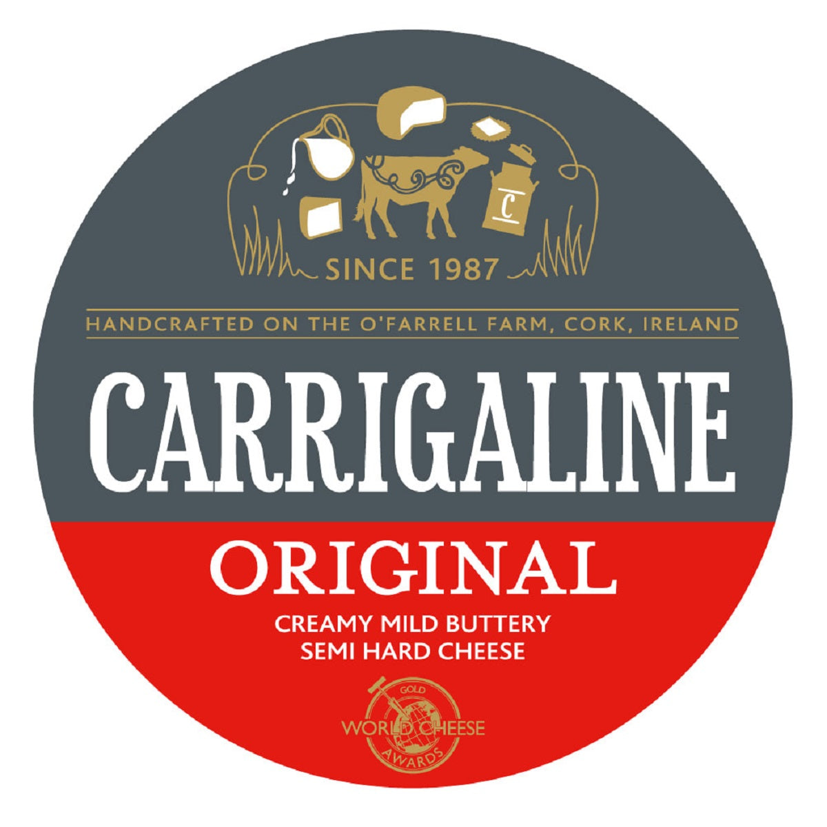 Carrigaline Original Creamy Mild Buttery Semi Hard Cheese 200g