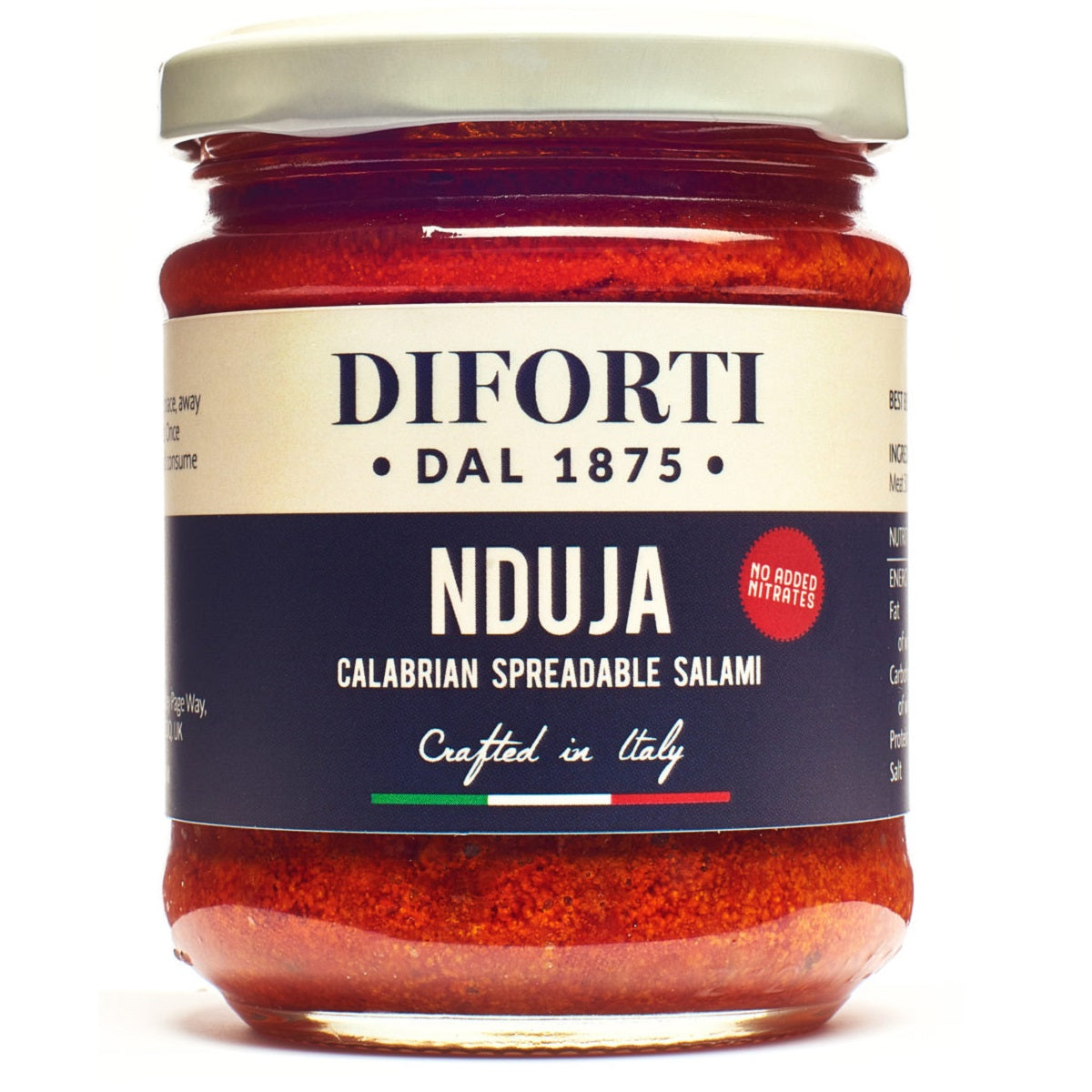 Diforti Dal 1875 Nduja Calabrian Spreadable Salami 180g
