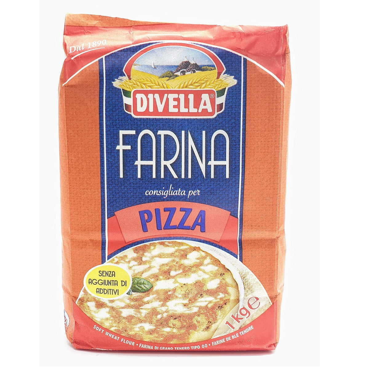 Divella Farina Di Grano Tenero Tipo 00 Pizza 1kg