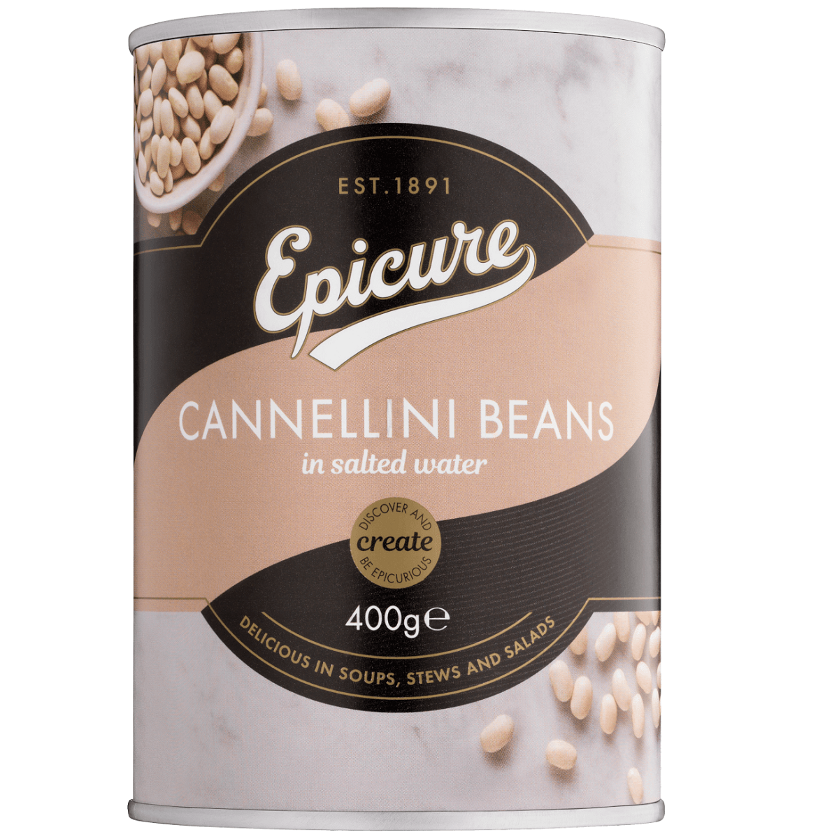 Epicure Cannellini Beans in salted water 400g