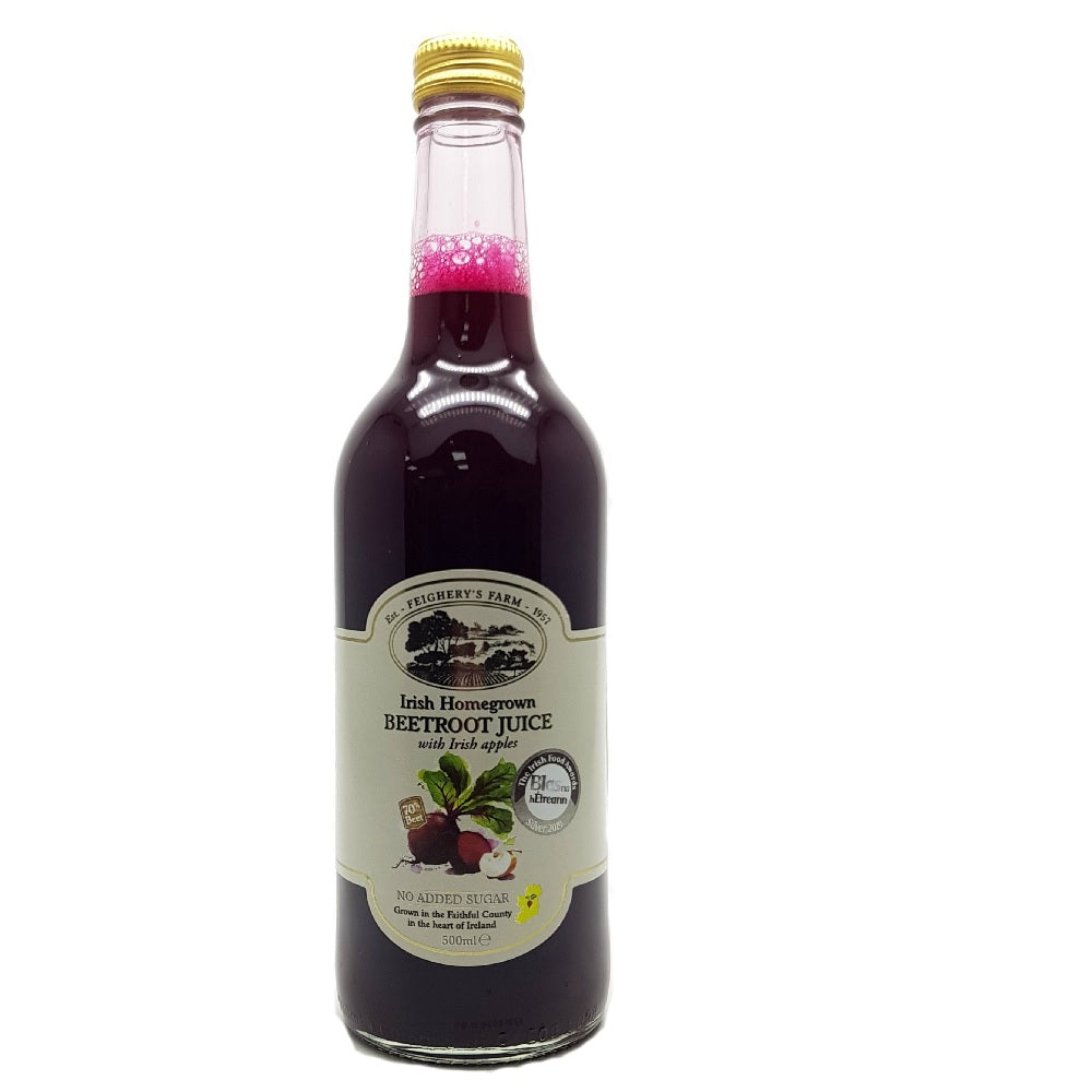 Feighery's Farm Irish Homegrown Beetroot Juice with Irish Apples 500ml ...
