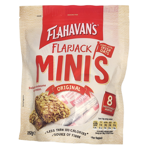 Flahavan&#39;s Flapjack Mini&#39;s Original 8 individually wrapped