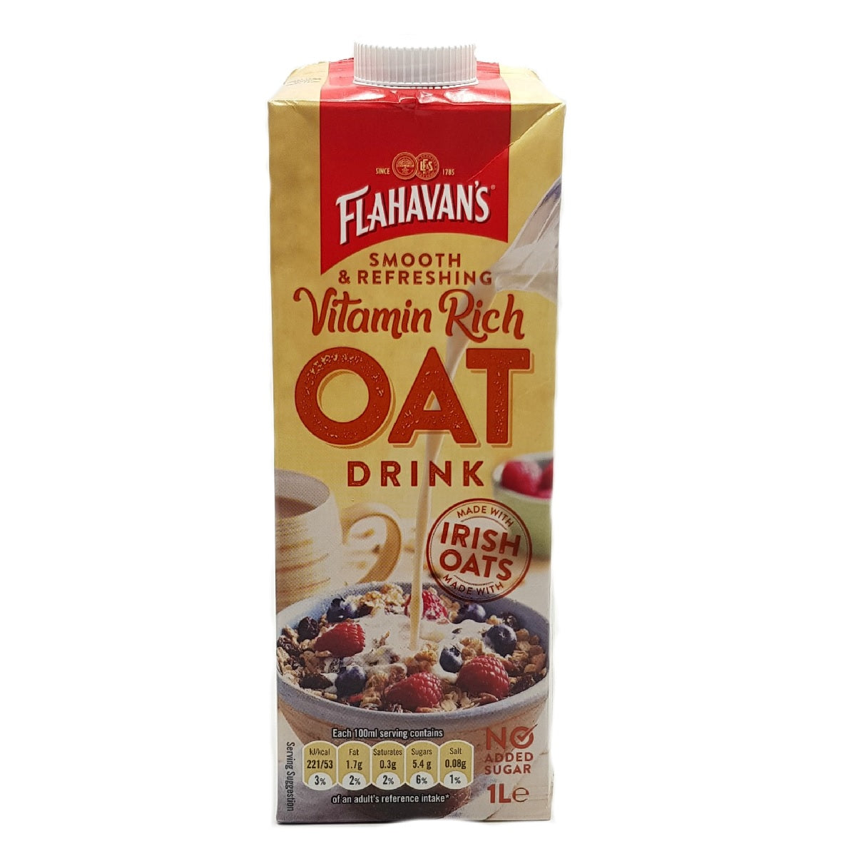 Flahavan&#39;s Smooth &amp; Refreshing Vitamin Rich Oat Drink 1L