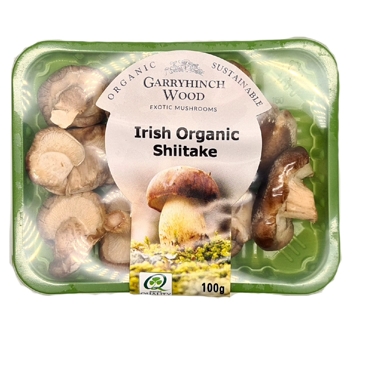 Garryhinch Wood Exotic Mushroom Irish Organic Shiitake 100g