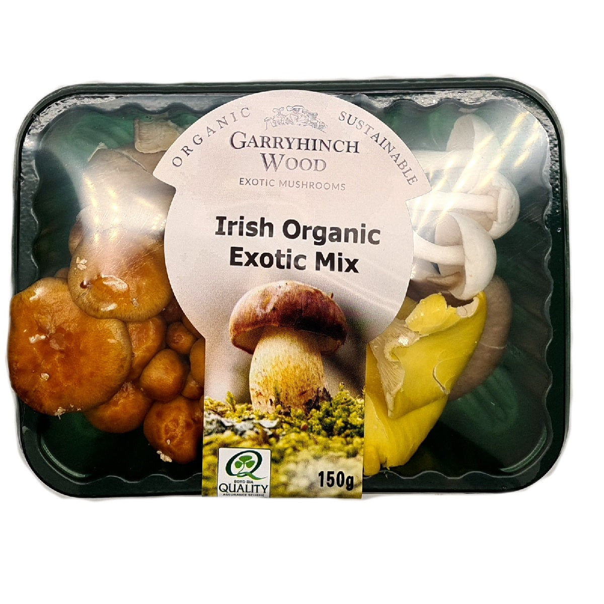 Garryhinch Wood Exotic Mushrooms Irish Organic Exotic Mix 150g