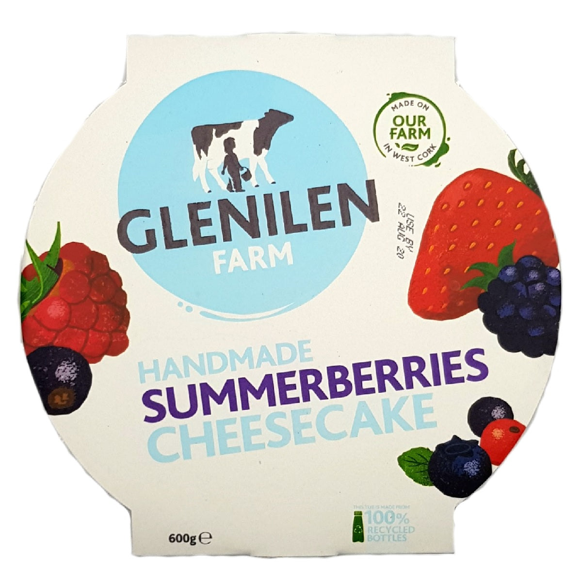 Glenilen Farm Handmade Summerberries Cheesecake 600g