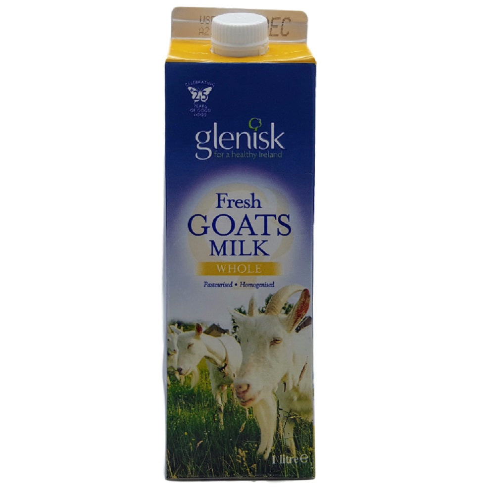 Glenisk Fresh Goats Milk Whole 1ltr