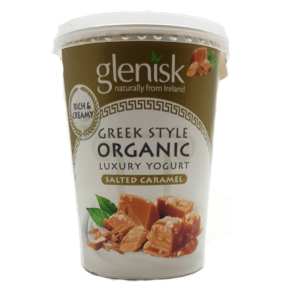 Glenisk Greek Style Organic Luxury Yogurt Salted Caramel 450g