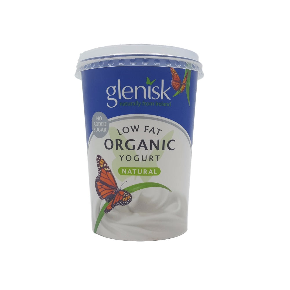 Glenisk Low Fat Organic Yogurt Natural 500g Ardkeen Quality Food Store