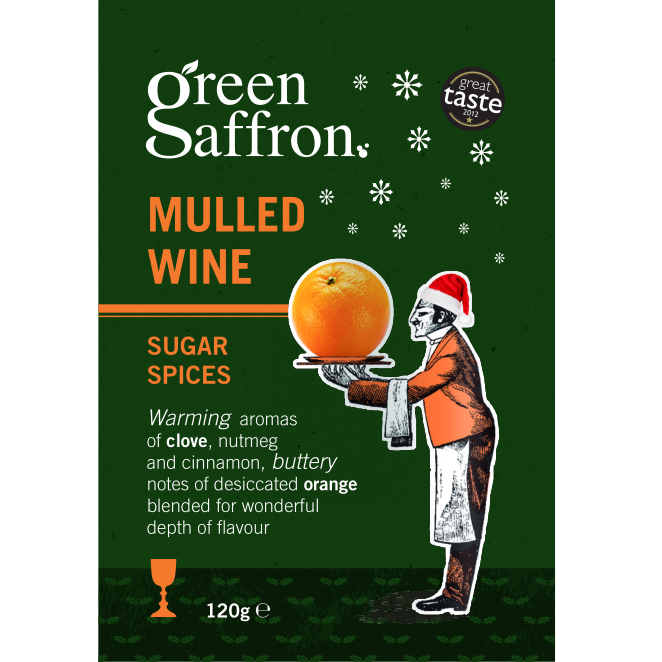 Green Saffron Mulled Wine Sugar Spices 120g
