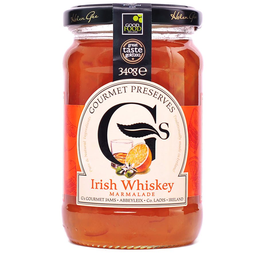 G&#39;s Gourmet Preserves Irish Whiskey Marmalade 340g