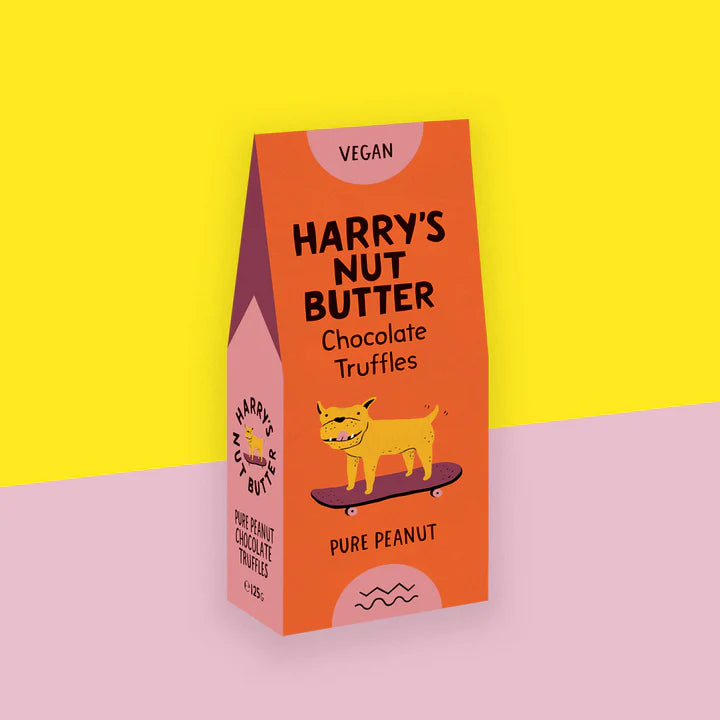 Harry&#39;s Nut Butter Chocolate Truffles Pure Peanut140g
