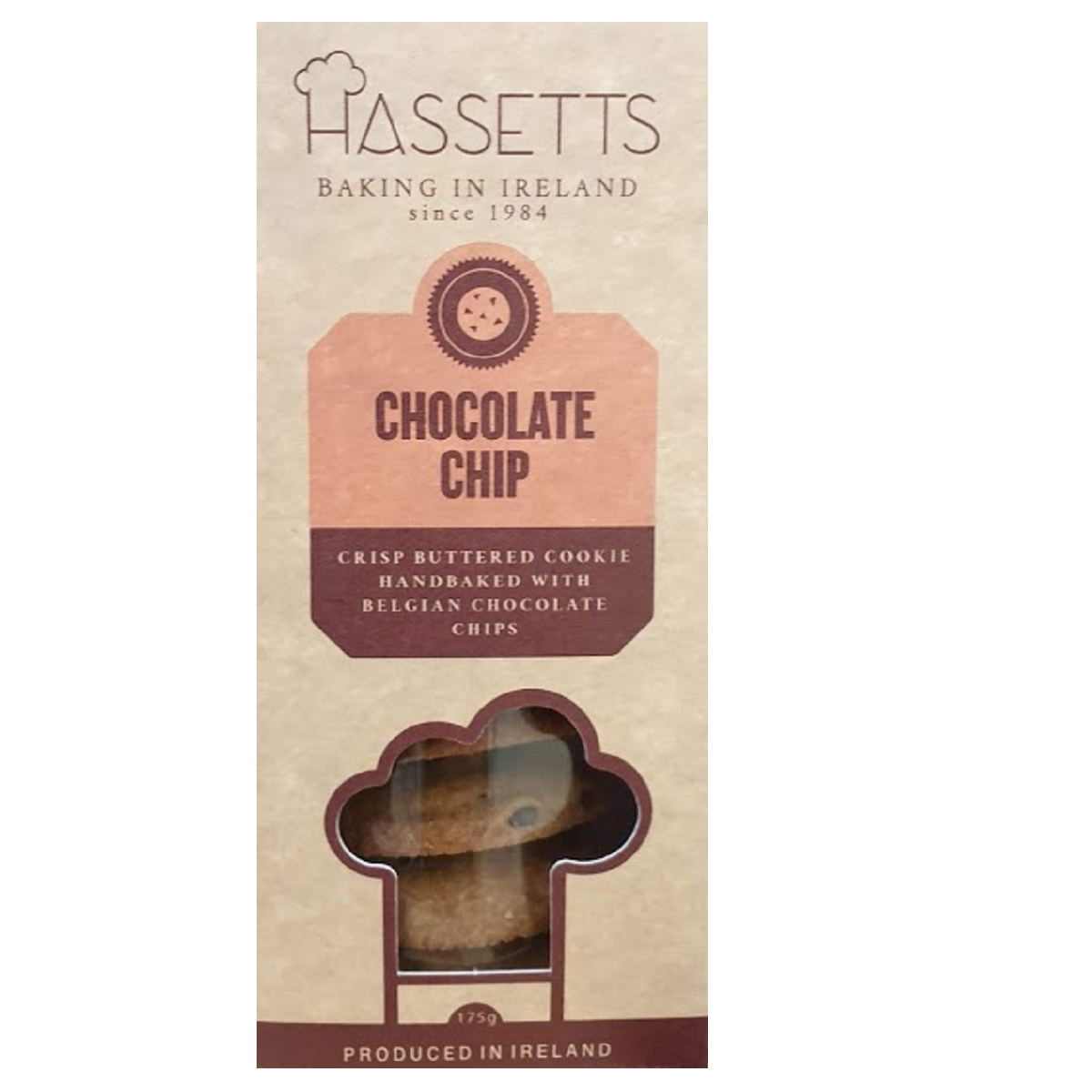 Hassetts Chocolate Chip Crisp Buttered Cookie 175g