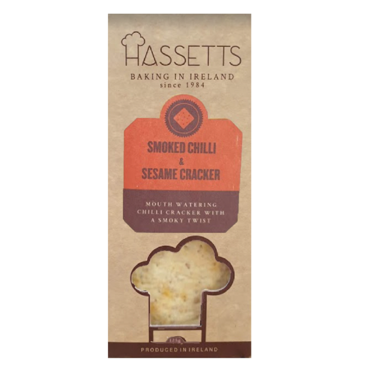Hassetts Smoked Chilli &amp; Sesame Cracker 125g