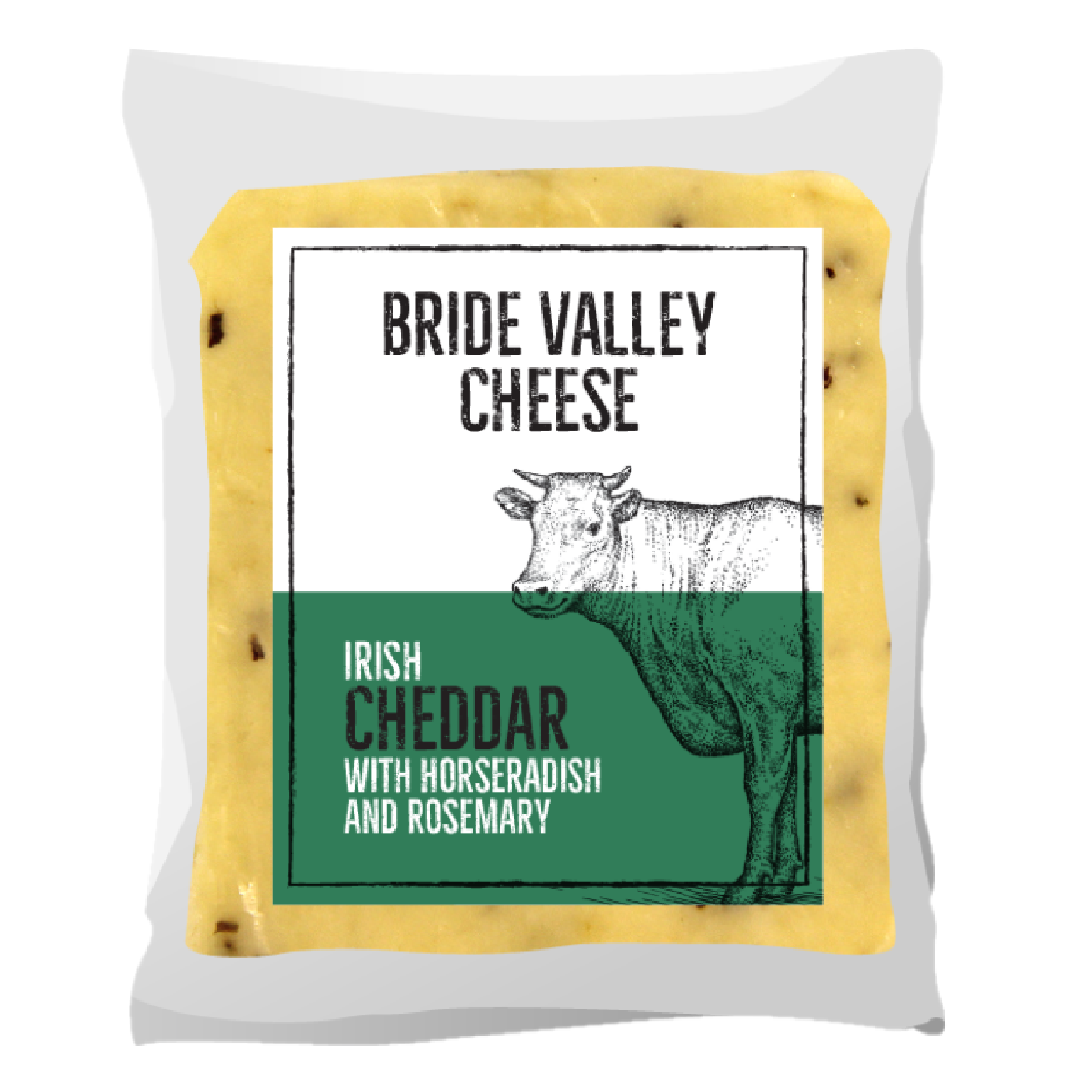 Bride Valley Cheese Irish Cheddar with Horseradish &amp; Rosemary 120g