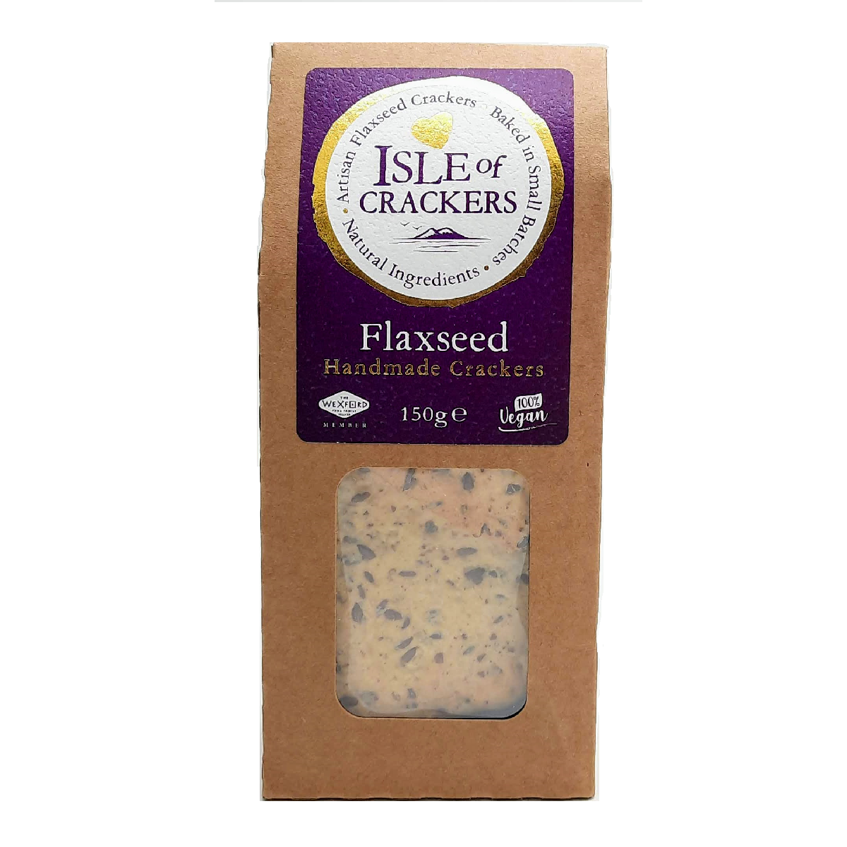 Isle of Crackers Handmade Flaxseed Crackers 150g