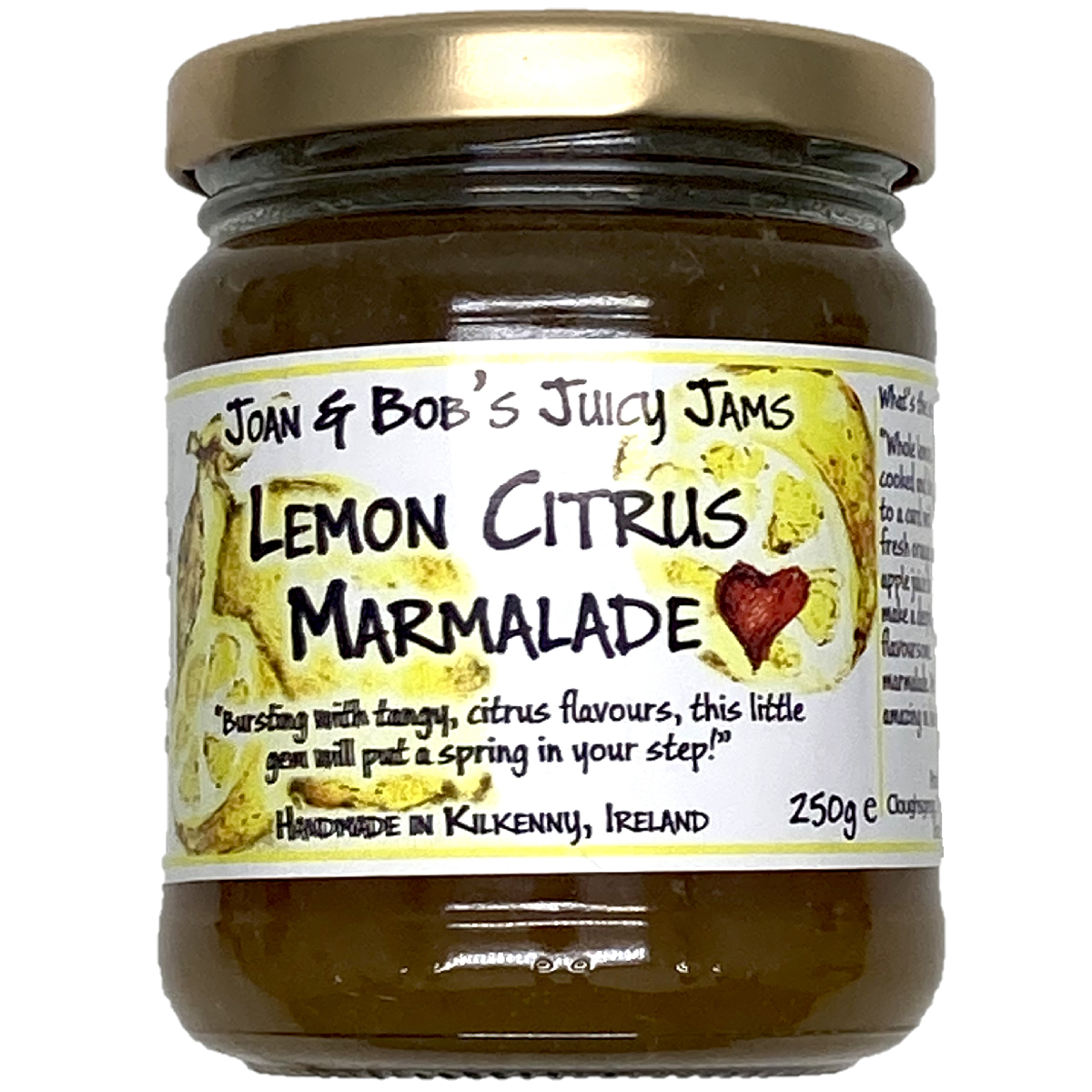 Joan &amp; Bob&#39;s Lemon Citrus Marmalade 250g