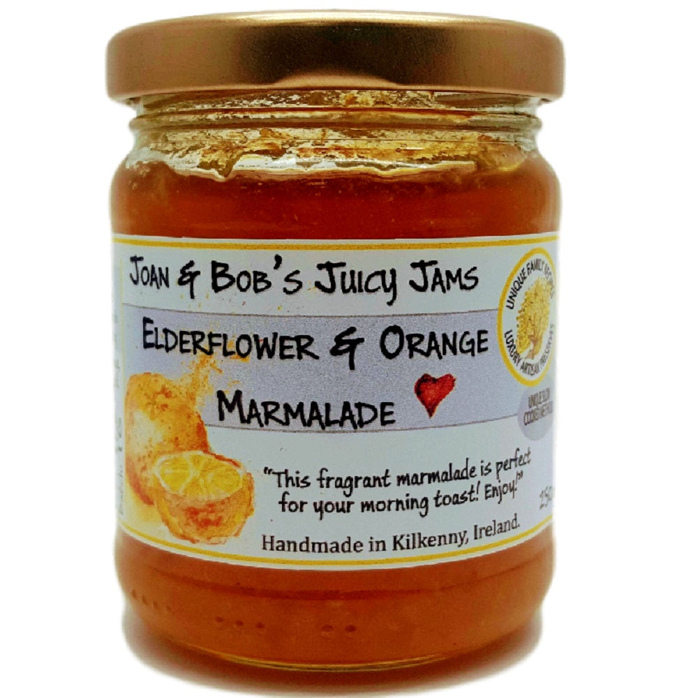 Joan &amp; Bob&#39;s Elderflower &amp; Orange Marmalade 250g