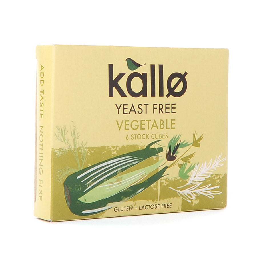 Kallo Yeast Free Vegetable Stock Cubes 60g