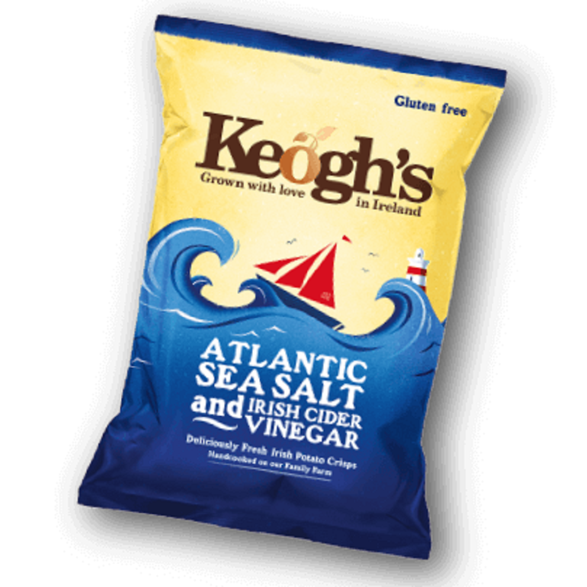 Keogh&#39;s Atlantic Sea Salt &amp; Irish Cider Vinegar 125g