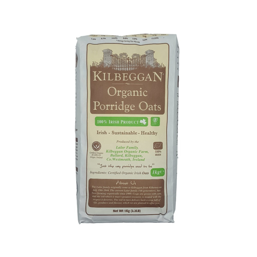 Kilbeggan Organic Porridge Oats 1kg